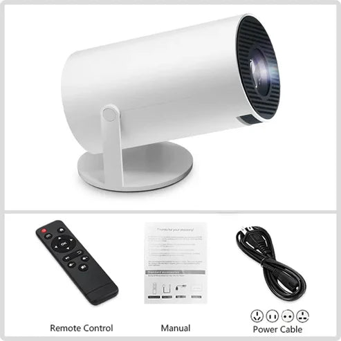 Portable Projector Small Straight Projector For Home Use 180 Degrees Projection Angle Automatic Focus Mini Projector